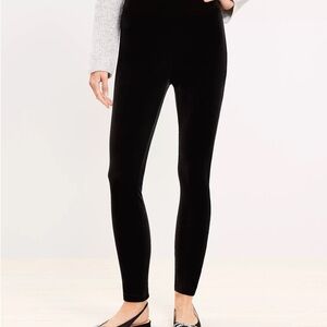 LOFT Black Velvet Women's Leggings